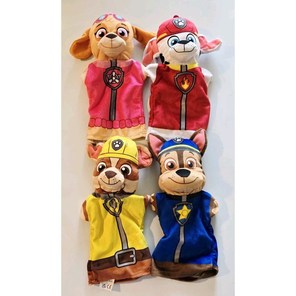 Paw patrol set of 4 puppets by Melissa and Doug